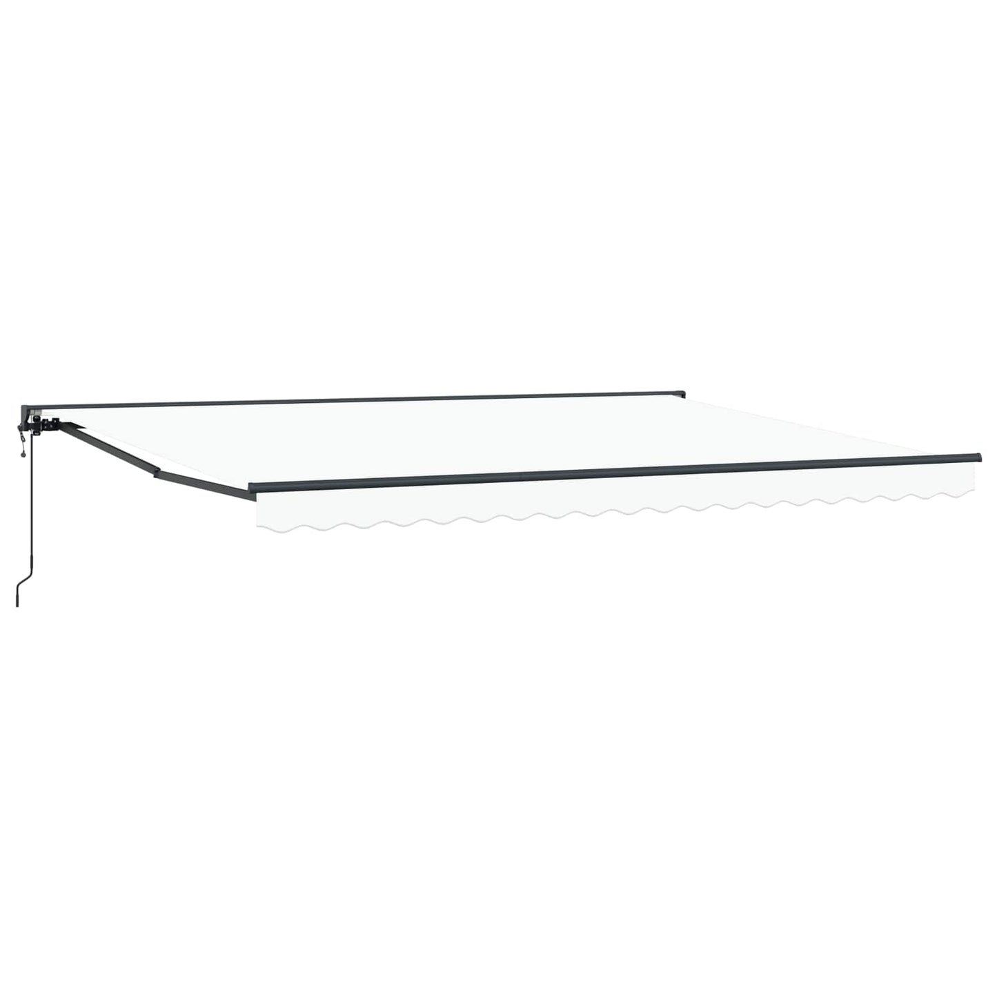 Tettuccio Elettrico Retrattile Bianco e Antracite 4 × 3,5 m | homemem39