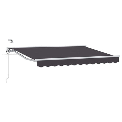 Tettuccio Elettrico Retrattile Antracite e Bianco 2,5 x 2 m | homemem39