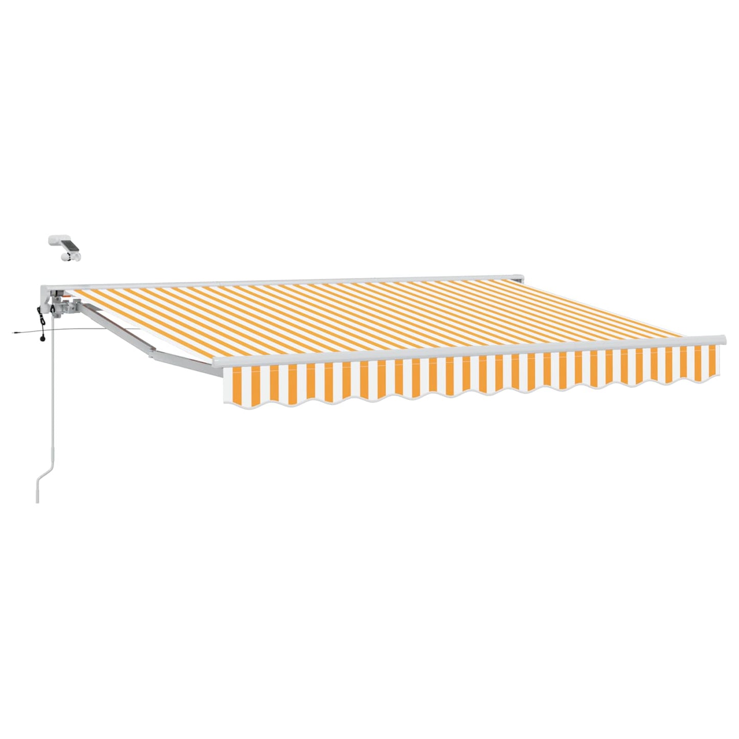 Tettuccio Elettrico Retrattile Giallo e Bianco 3 x 2 m