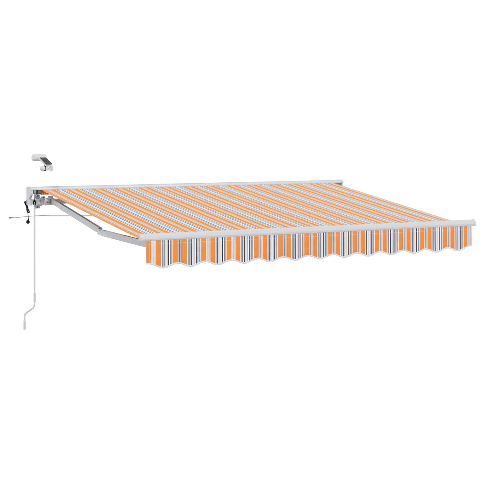 Tettuccio Elettrico Retrattile Blu, Arancione, Bianco 3 x 2,5 m | homemem39