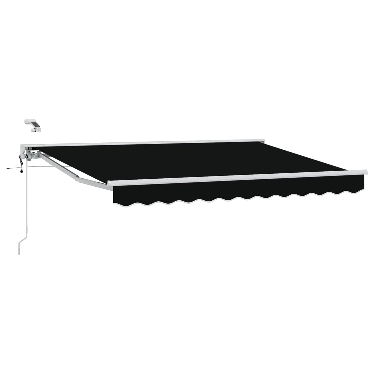 Tettuccio Elettrico Retrattile Nero e Bianco 3 x 2,5 m | homemem39