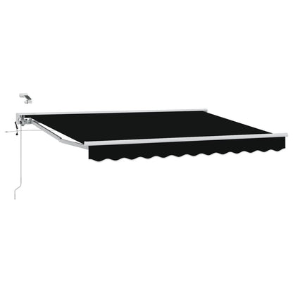 Tettuccio Elettrico Retrattile Nero e Bianco 3 x 2,5 m | homemem39