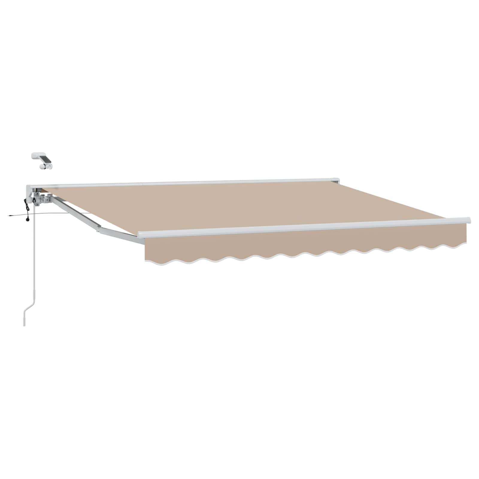 Tettuccio Elettrico Retrattile Beige e Bianco 3 x 2,5 m | homemem39
