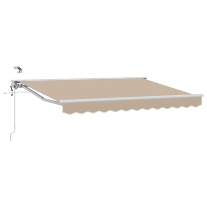 Tettuccio Elettrico Retrattile Beige e Bianco 3 x 2,5 m | homemem39