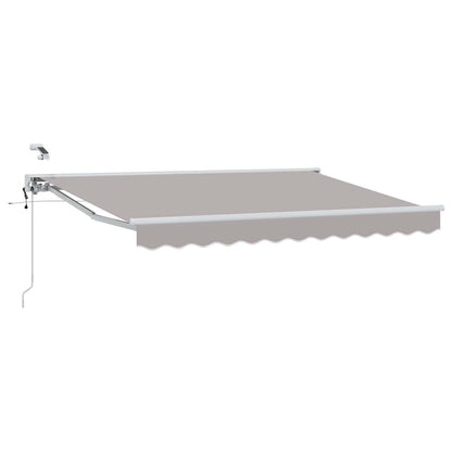 Tettuccio Elettrico Retrattile Grigio chiaro e bianco 3 x 2,5 m | homemem39