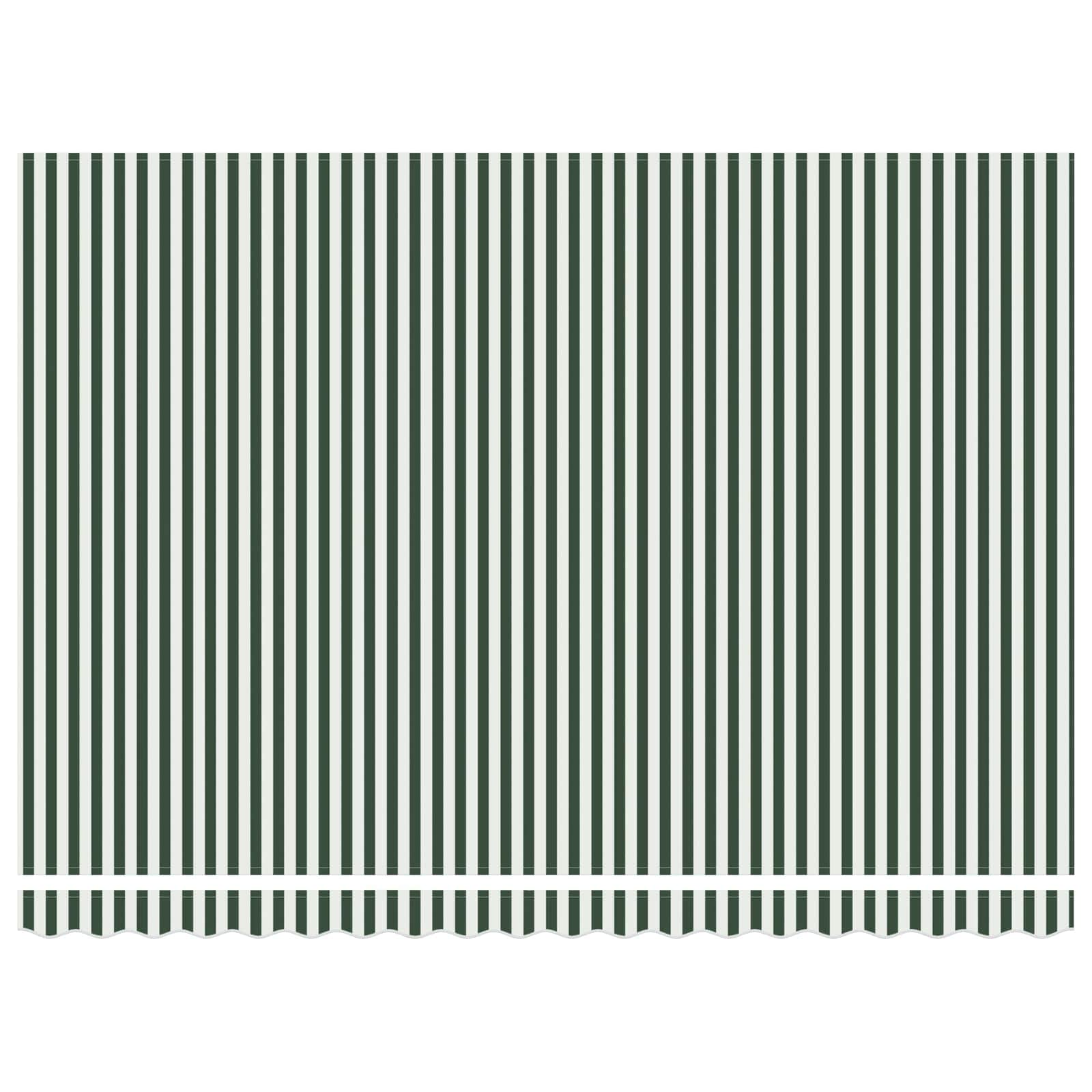 Tettuccio Elettrico Retrattile Verde e Bianco 4 × 3,5 m | homemem39