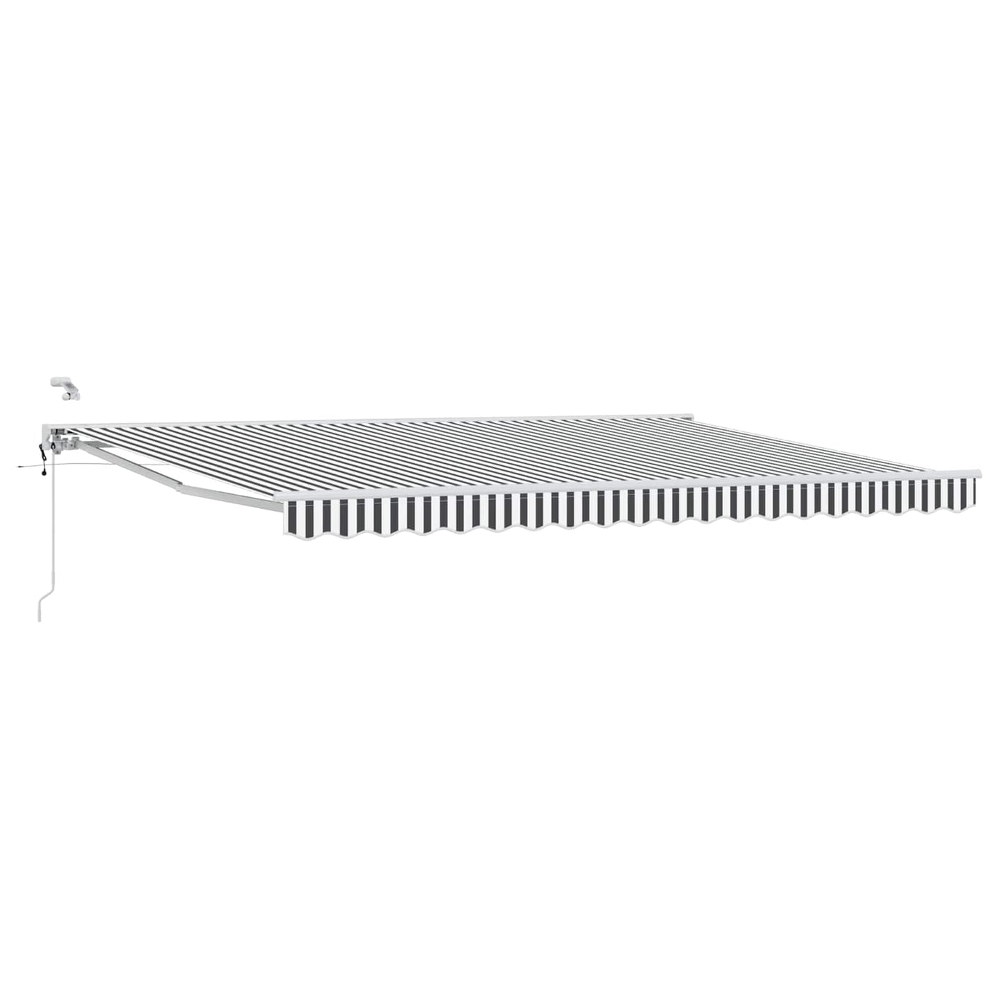 Tettuccio Elettrico Retrattile Antracite e Bianco 4,5 × 3,5 m | homemem39