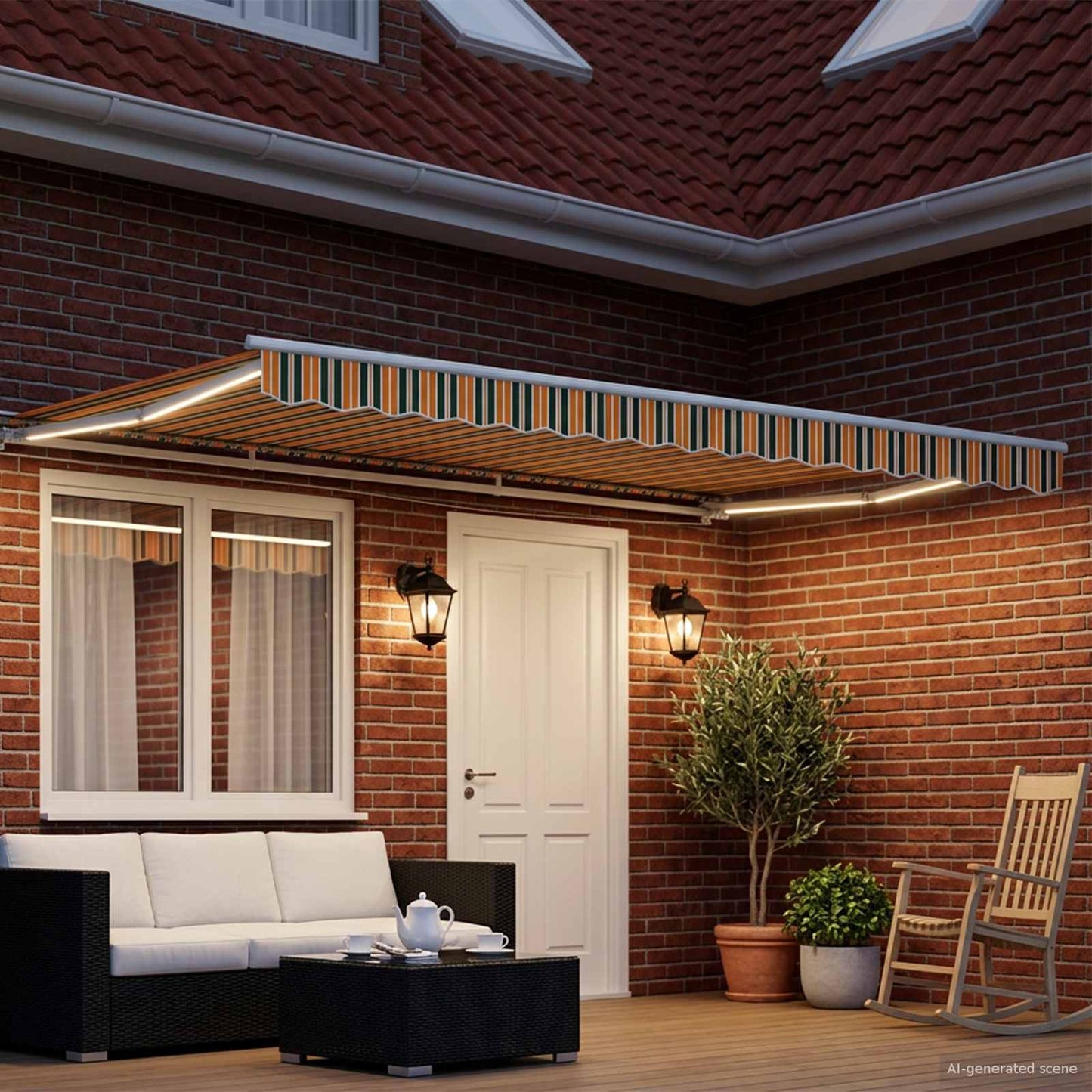 Tettuccio Elettrico Retrattile 4,5 × 3,5 m