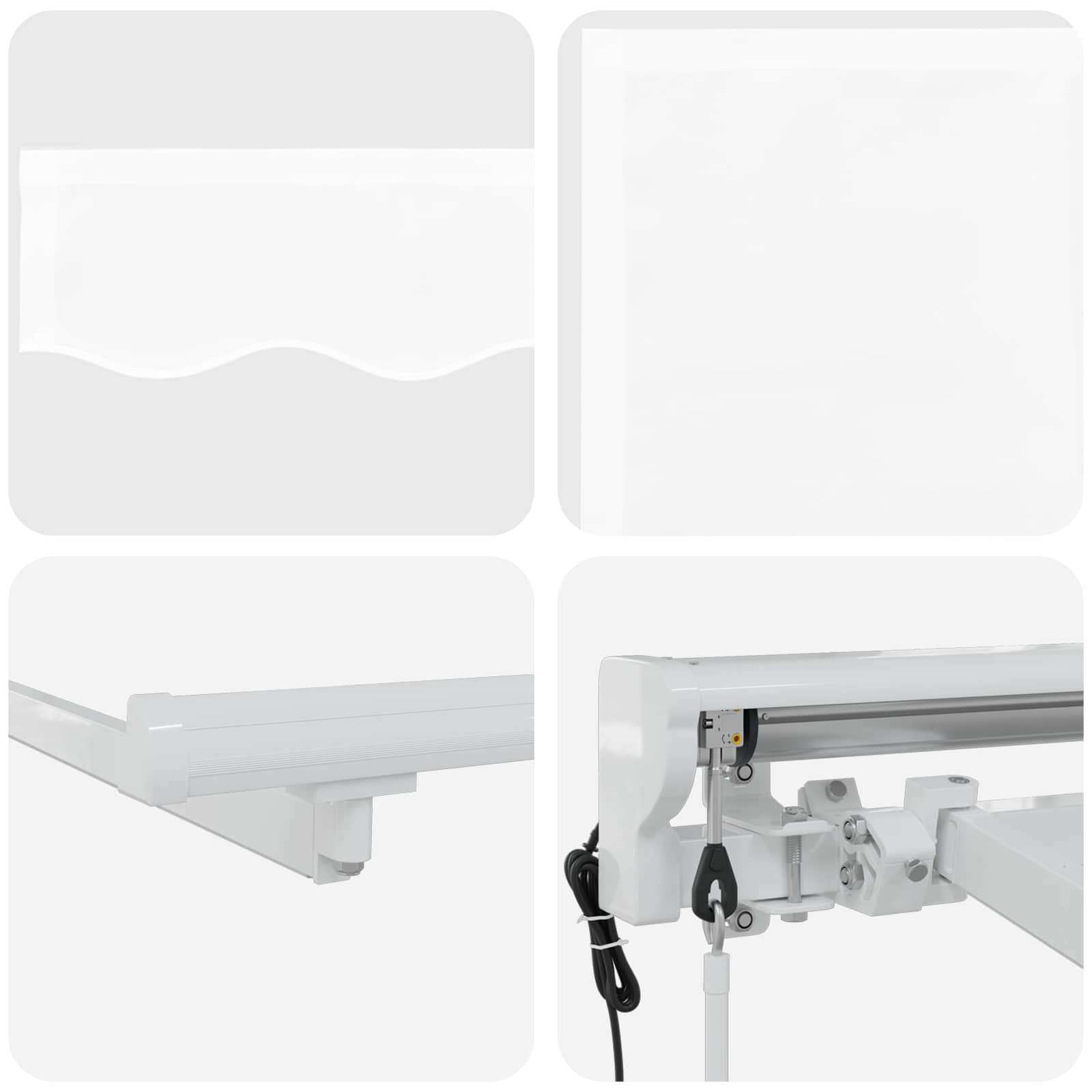 Tettuccio Elettrico Retrattile Bianco 5 x 3 m | homemem39