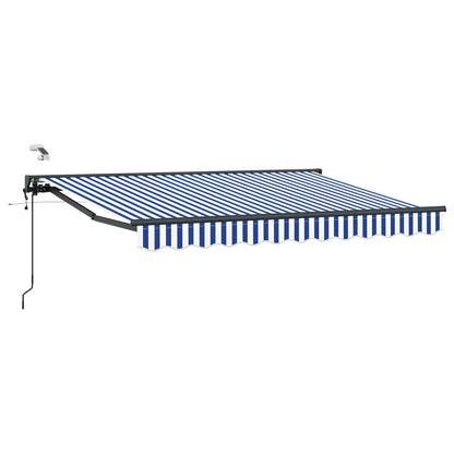 Tettuccio Elettrico Retrattile Blu, Bianco, Antracite 3 x 2,5 m | homemem39