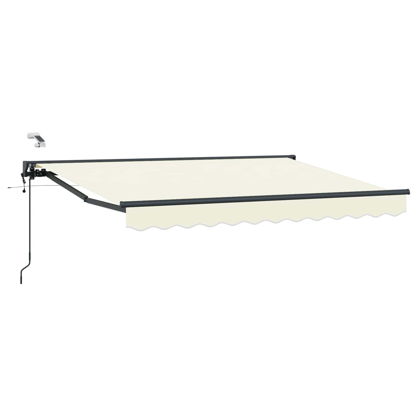 Tettuccio Elettrico Retrattile Crema e Antracite 3 x 2,5 m | homemem39