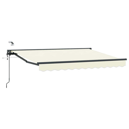 Tettuccio Elettrico Retrattile Crema e Antracite 3 x 2,5 m | homemem39