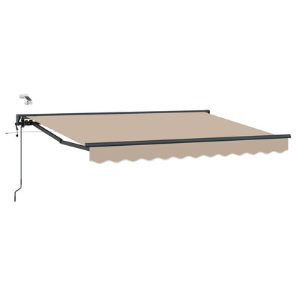 Tettuccio Elettrico Retrattile Beige e Antracite 3 x 2,5 m | homemem39
