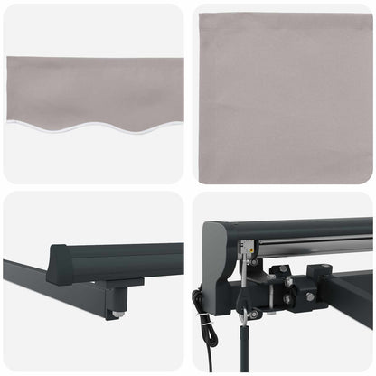 Tettuccio Elettrico Retrattile 3 x 2,5 m | homemem39