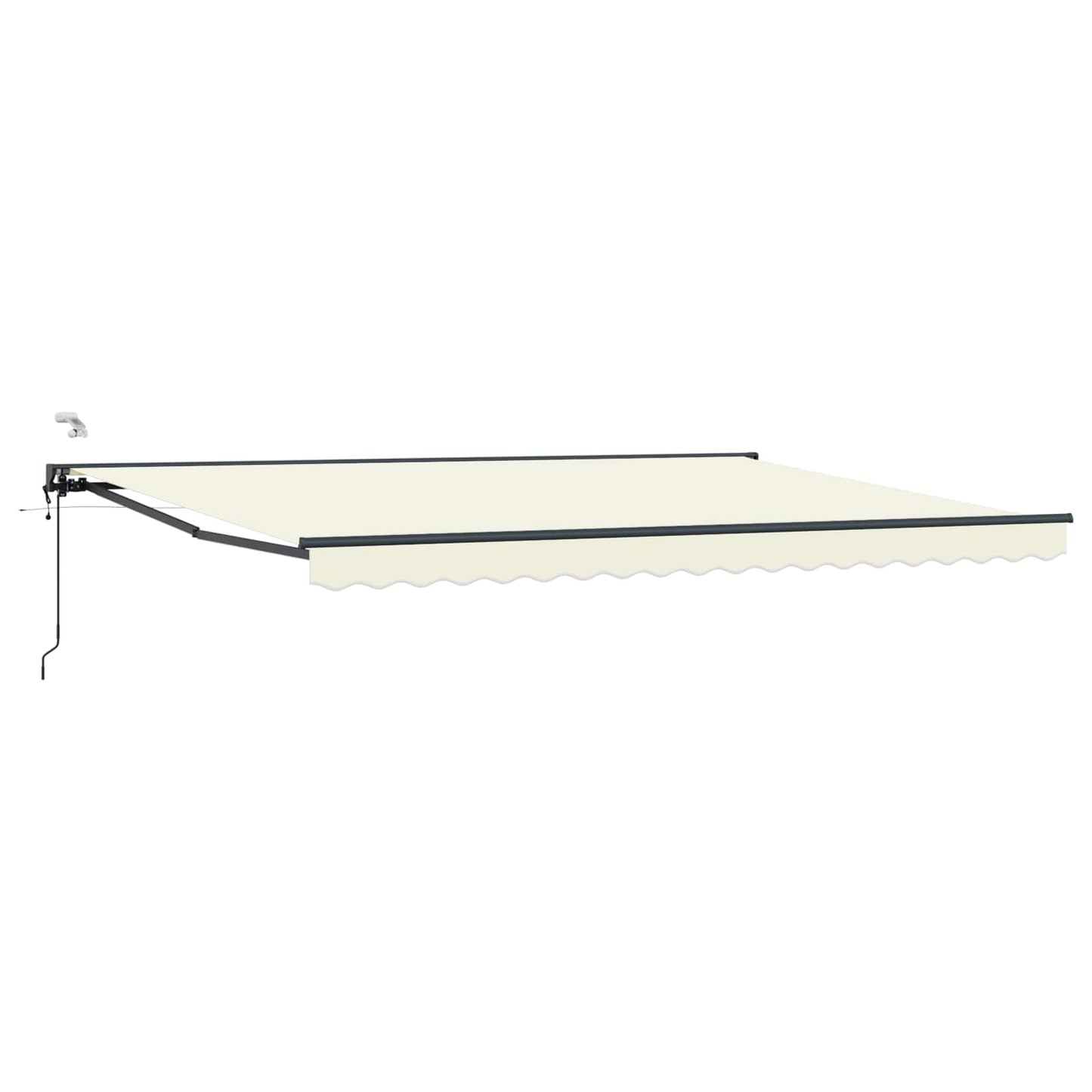 Tettuccio Elettrico Retrattile Crema e Antracite 5 × 3,5 m | homemem39