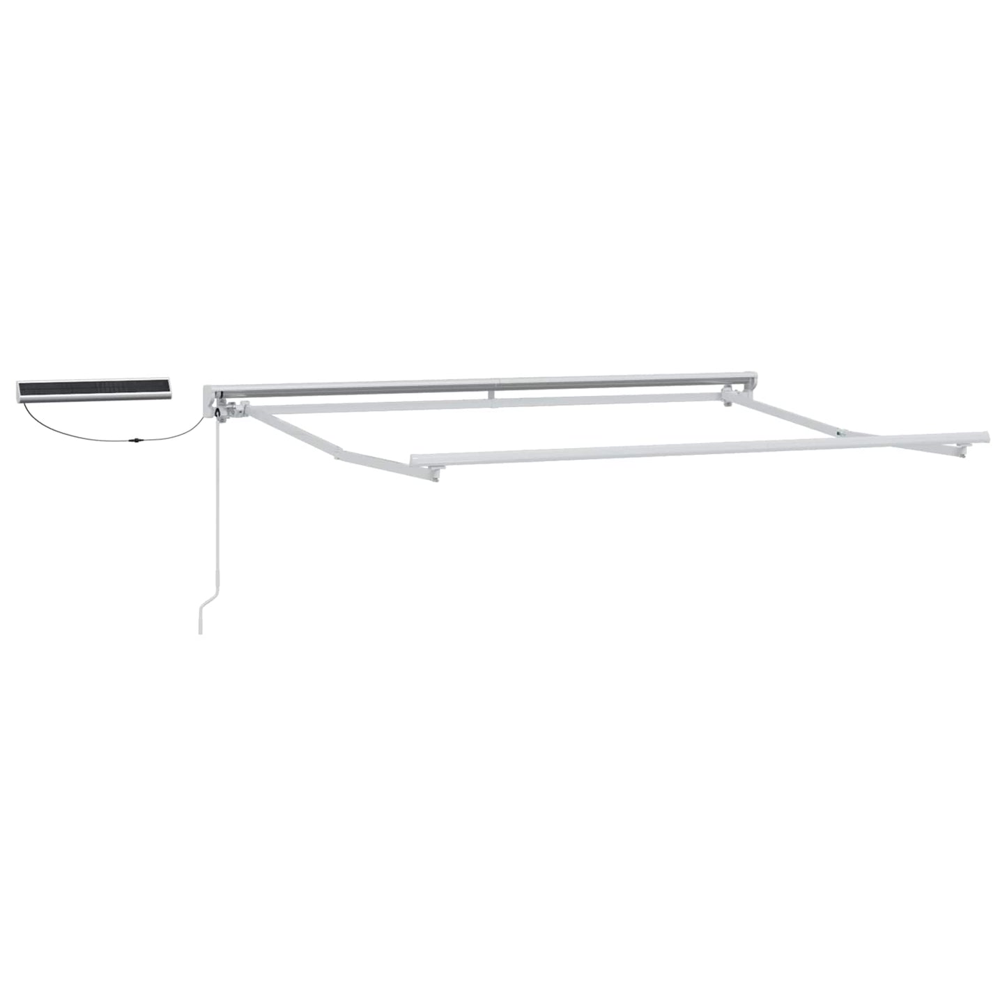 Tettuccio Elettrico Retrattile Giallo e Bianco 3 x 2 m | homemem39