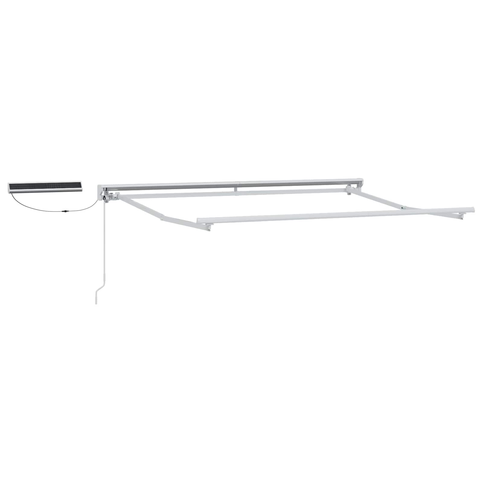 Tettuccio Elettrico Retrattile Giallo e Bianco 3 x 2 m | homemem39