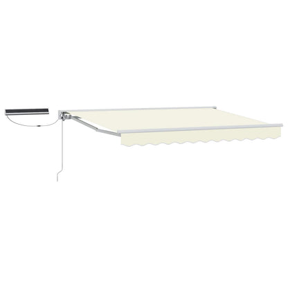Tettuccio Elettrico Retrattile Crema e Bianco 3 x 2,5 m | homemem39
