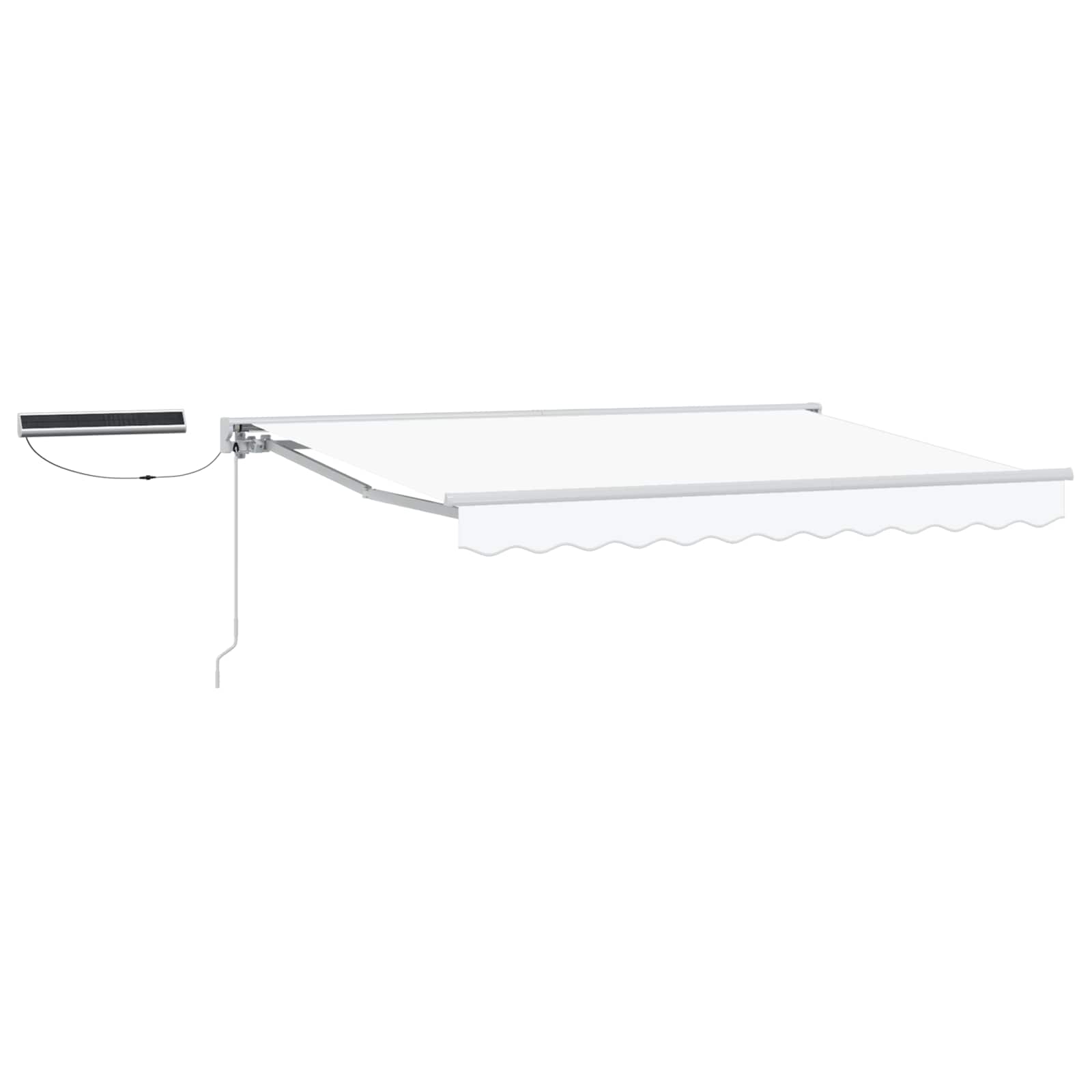 Tettuccio Elettrico Retrattile Bianco 3 x 2,5 m | homemem39