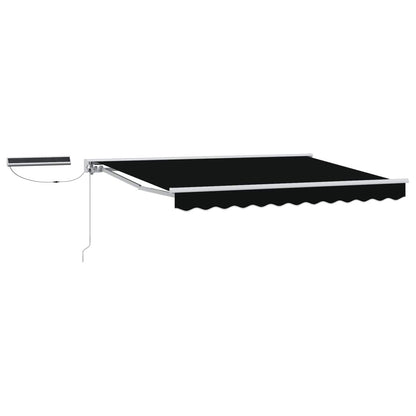 Tettuccio Elettrico Retrattile Nero e Bianco 3,5 x 2,5 m | homemem39