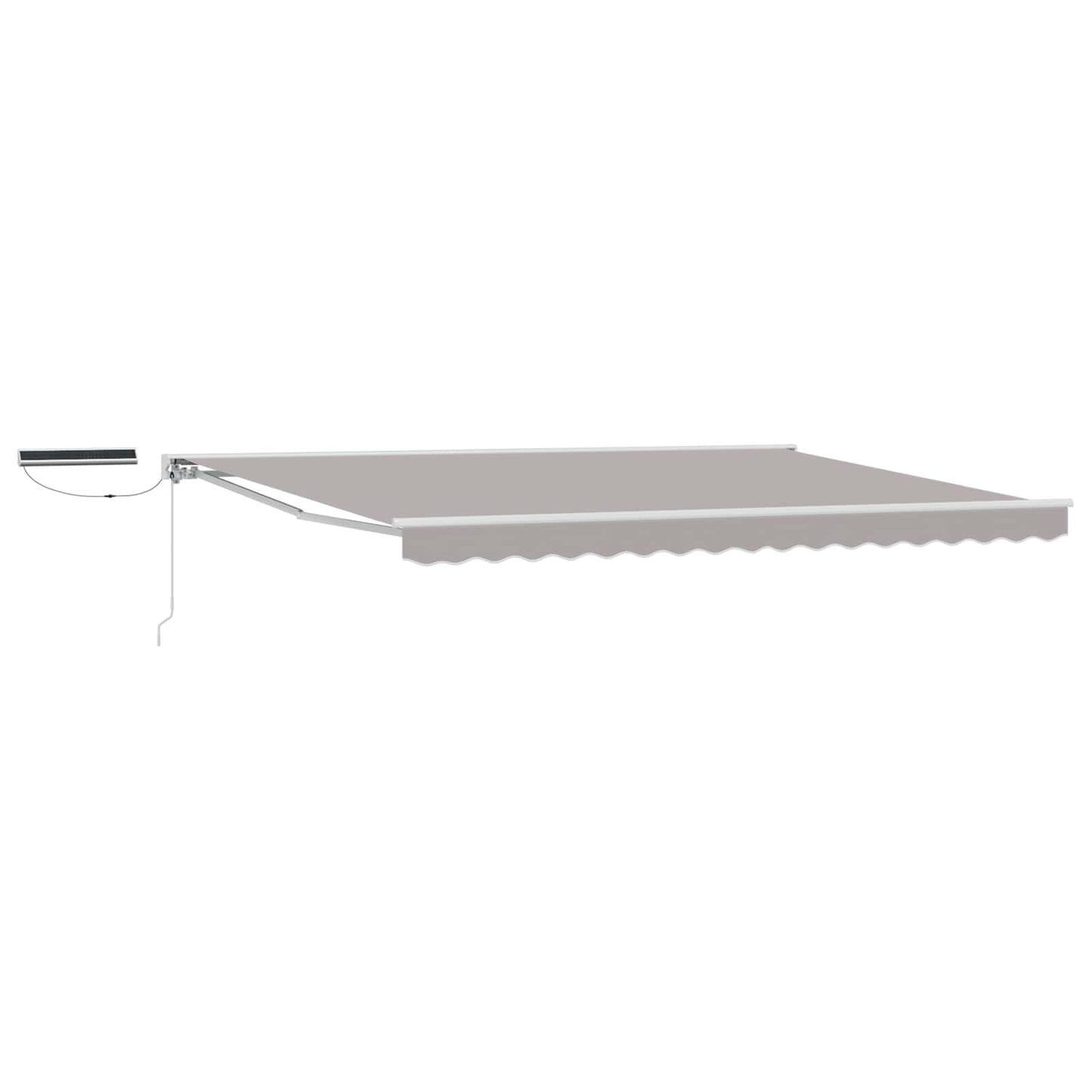 Tettuccio Elettrico Retrattile Grigio chiaro e bianco 4,5 × 3 m | homemem39