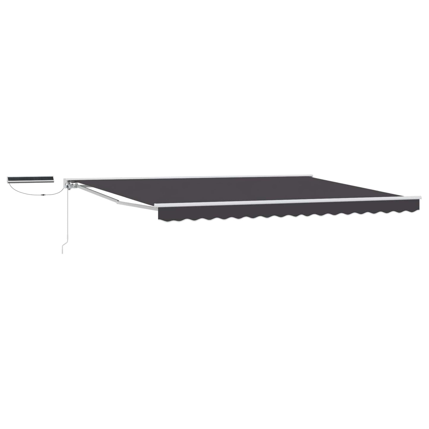Tettuccio Elettrico Retrattile Bianco e Antracite 4,5 × 3,5 m | homemem39