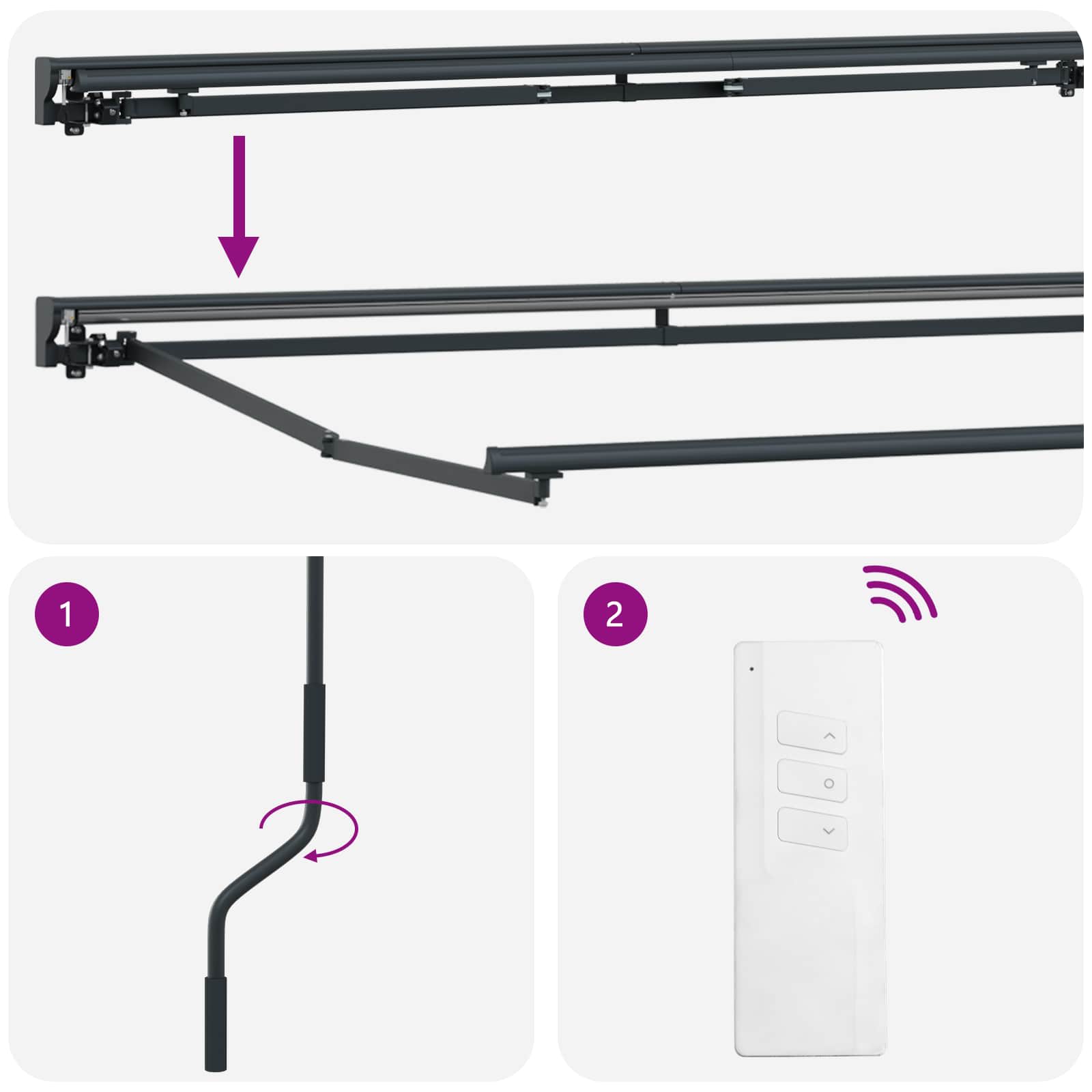 Tettuccio Elettrico Retrattile 3 x 2 m | homemem39