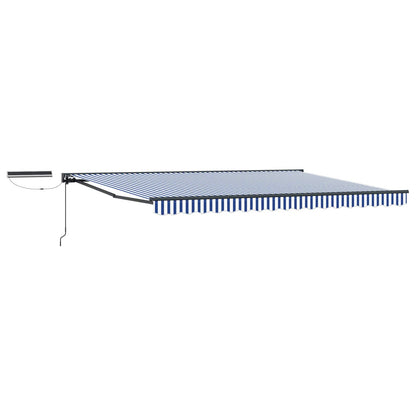 Tettuccio Elettrico Retrattile Blu, Bianco, Antracite 4 x 2 m | homemem39