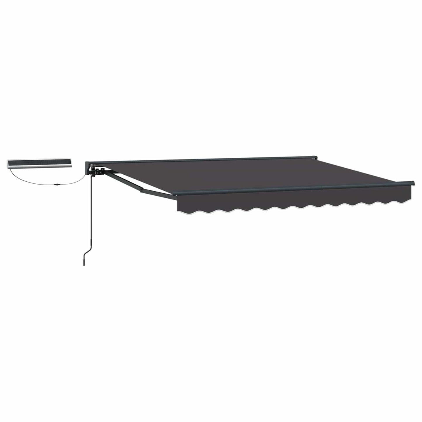 Tettuccio Elettrico Retrattile Antracite 3 x 2,5 m | homemem39