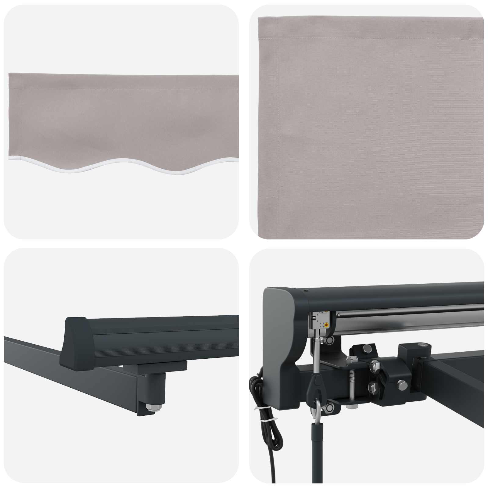 Tettuccio Elettrico Retrattile 3 x 2,5 m | homemem39