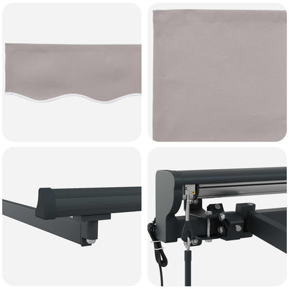 Tettuccio Elettrico Retrattile 3 x 2,5 m | homemem39