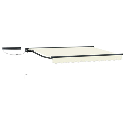 Tettuccio Elettrico Retrattile Crema e Antracite 3,5 x 2,5 m | homemem39