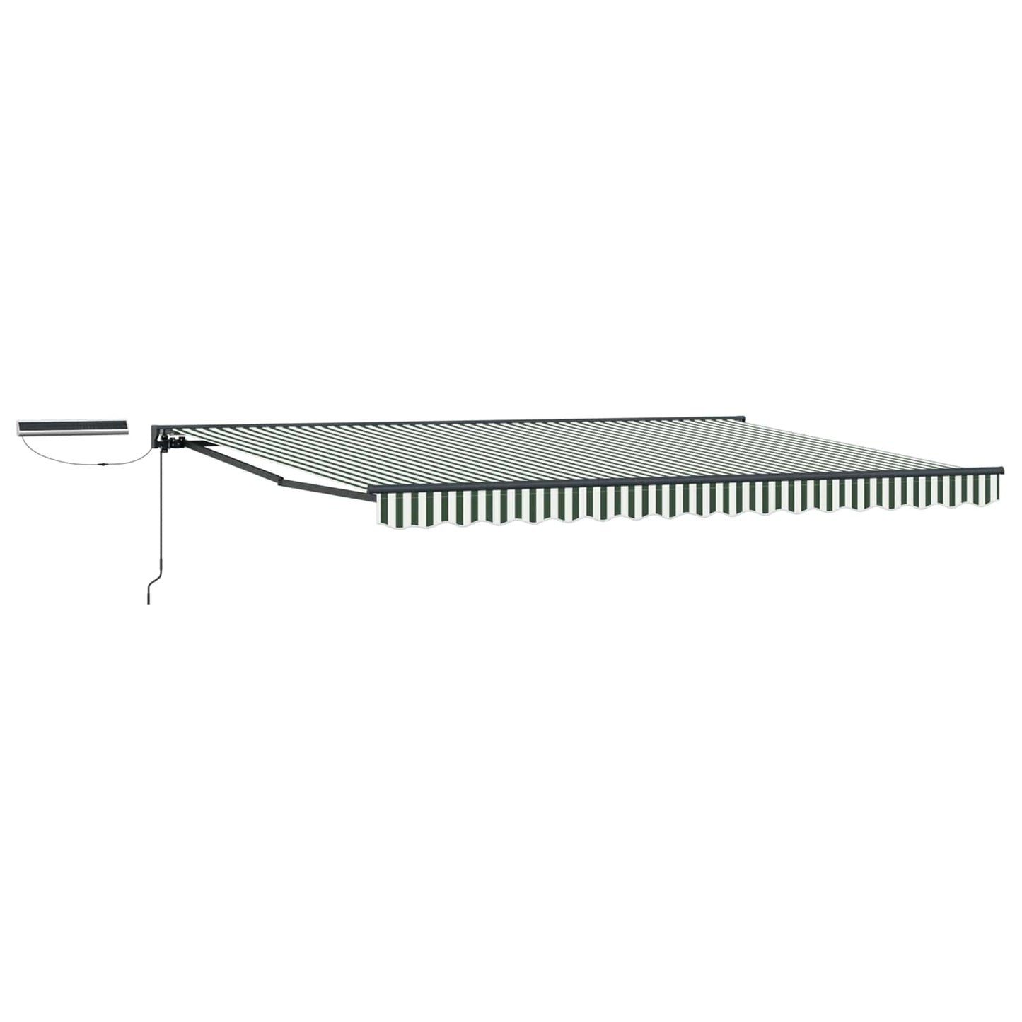 Tettuccio Elettrico Retrattile Verde, Bianco, Antracite 4 × 3 m | homemem39