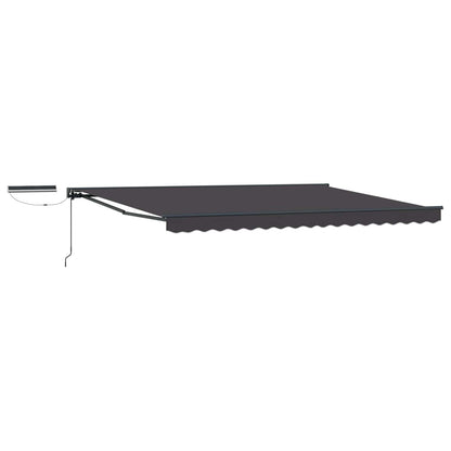 Tettuccio Elettrico Retrattile Antracite e Grigio 5 x 3 m | homemem39