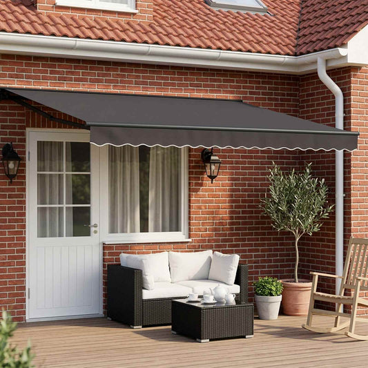 Tettuccio Elettrico Retrattile Antracite 5 × 3,5 m | homemem39