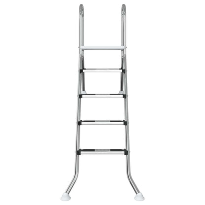 Scala per piscina parzialmente interrata 195 x 116 cm 4-Gradino