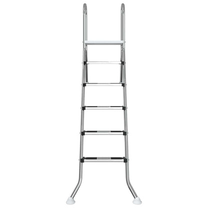 Scala per piscina parzialmente interrata 222 x 128 cm 5-Gradino | homemem39