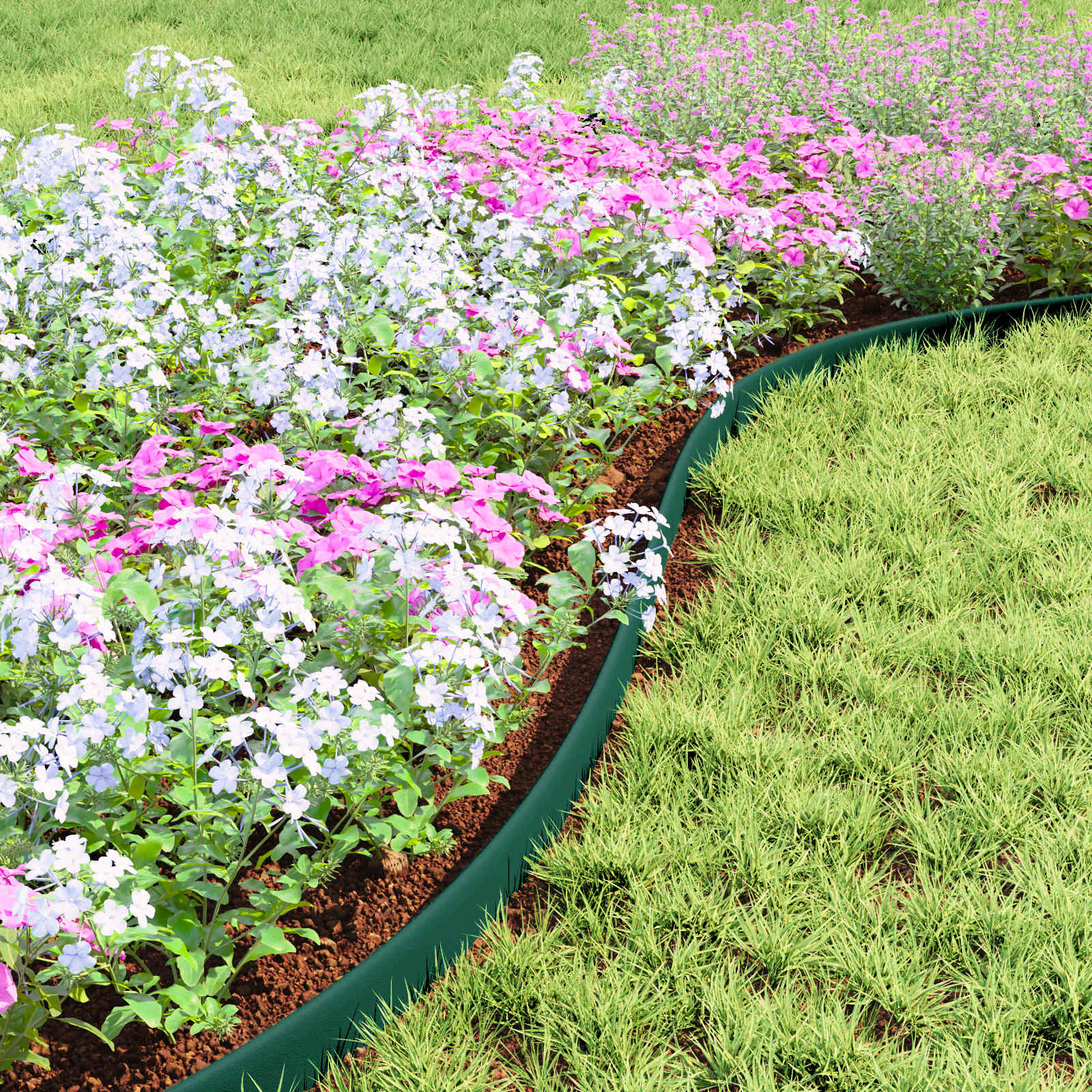 Bordure per prato Verde 5000 x 4 x 5 cm Plastica | homemem39