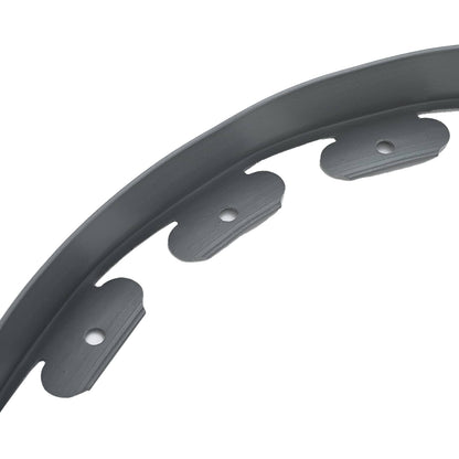 Bordure per prato Grigio 2000 x 4 x 5 cm Plastica | homemem39