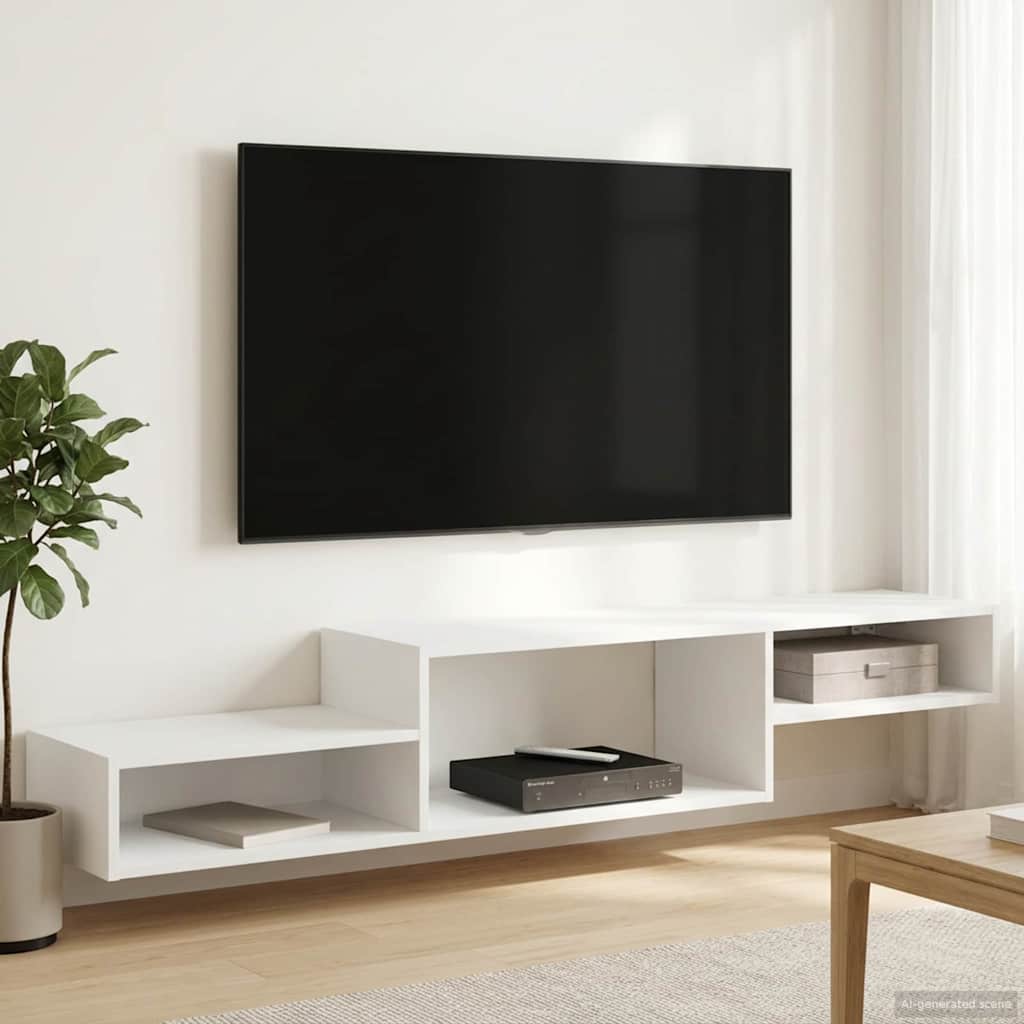Mobile TV da Parete A parete Bianco 150 x 28 x 26 cm | homemem39