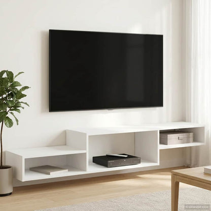 Mobile TV da Parete A parete Bianco 150 x 28 x 26 cm | homemem39
