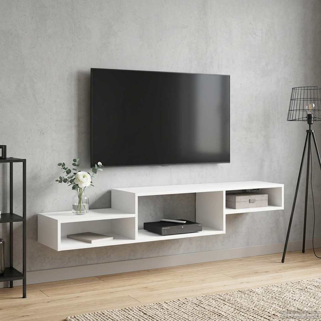 Mobile TV da Parete A parete Bianco 150 x 28 x 26 cm | homemem39