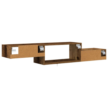 Mobile TV da Parete A parete Legno antico 150 x 28 x 26 cm | homemem39