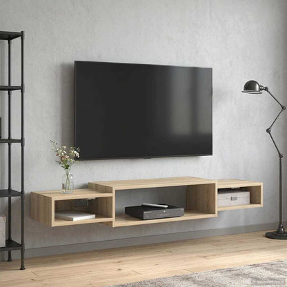 Mobile TV da Parete A parete Rovere Sonoma 140 x 28 x 21 cm | homemem39