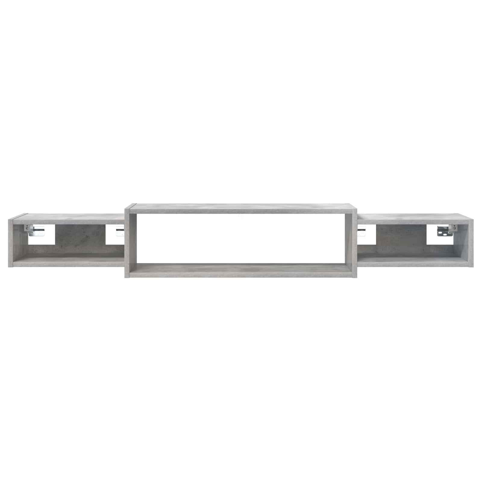 Mobile TV da Parete A parete Grigio Cemento 140 x 28 x 21 cm | homemem39
