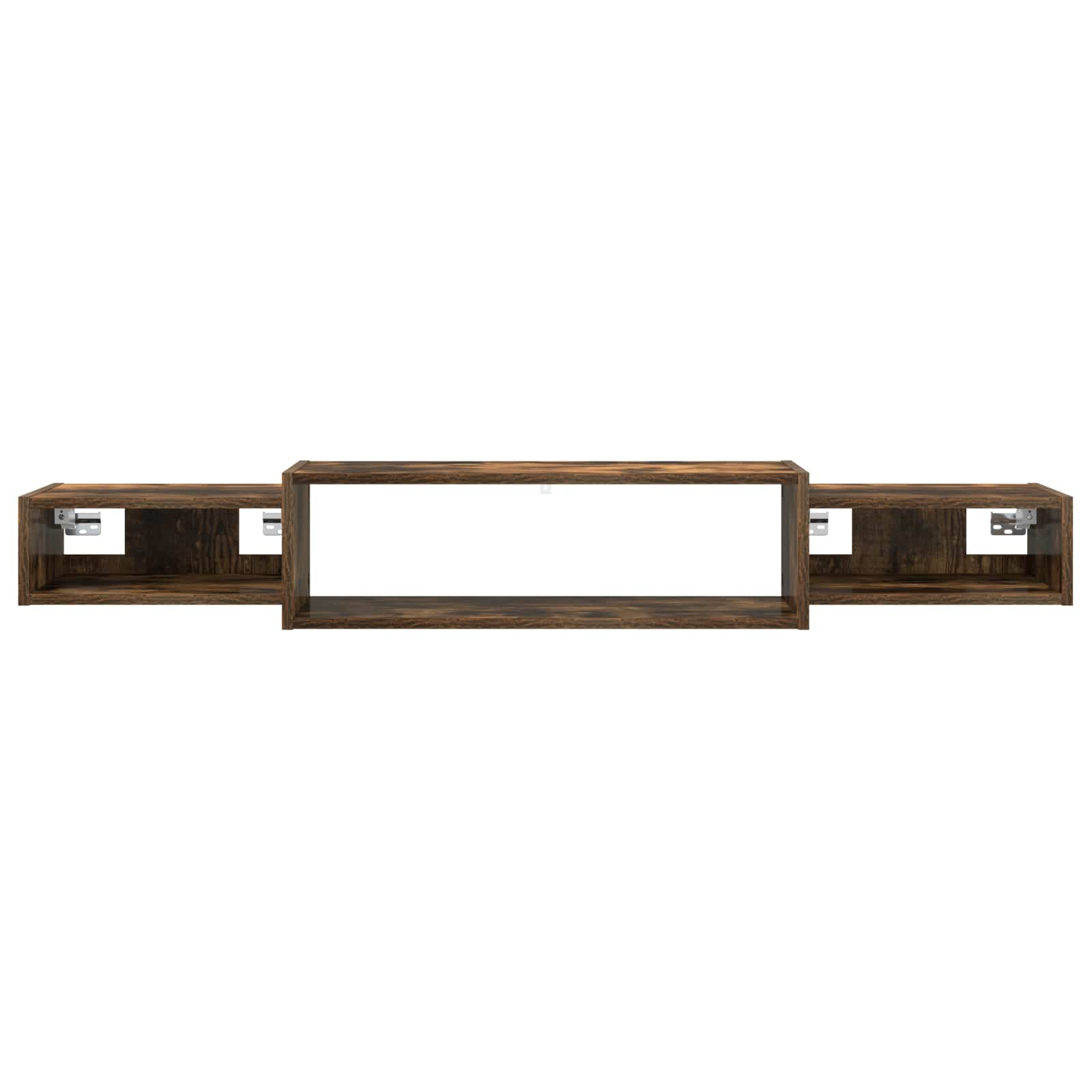 Mobile TV da Parete A parete Rovere Fumo 140 x 28 x 21 cm | homemem39