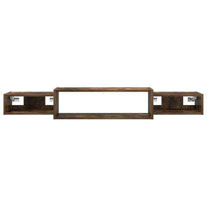 Mobile TV da Parete A parete Rovere Fumo 140 x 28 x 21 cm | homemem39