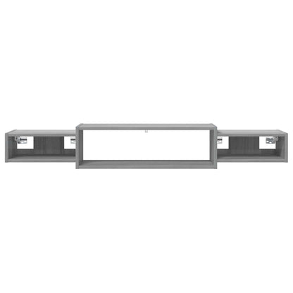 Mobile TV da Parete A parete Sonoma grigio 140 x 28 x 21 cm | homemem39