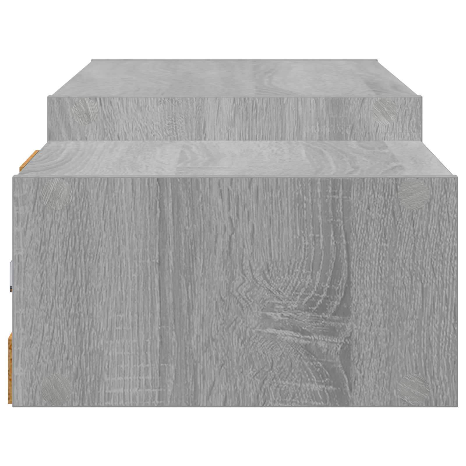 Mobile TV da Parete A parete Sonoma grigio 140 x 28 x 21 cm | homemem39