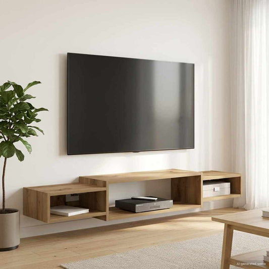 Mobile TV da Parete A parete Rovere Artigianale | homemem39